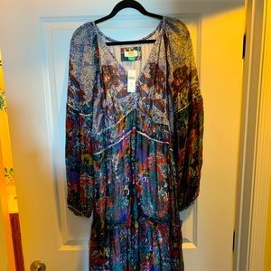 Anthropologie Long Sleeve Maxi Dress 16W
